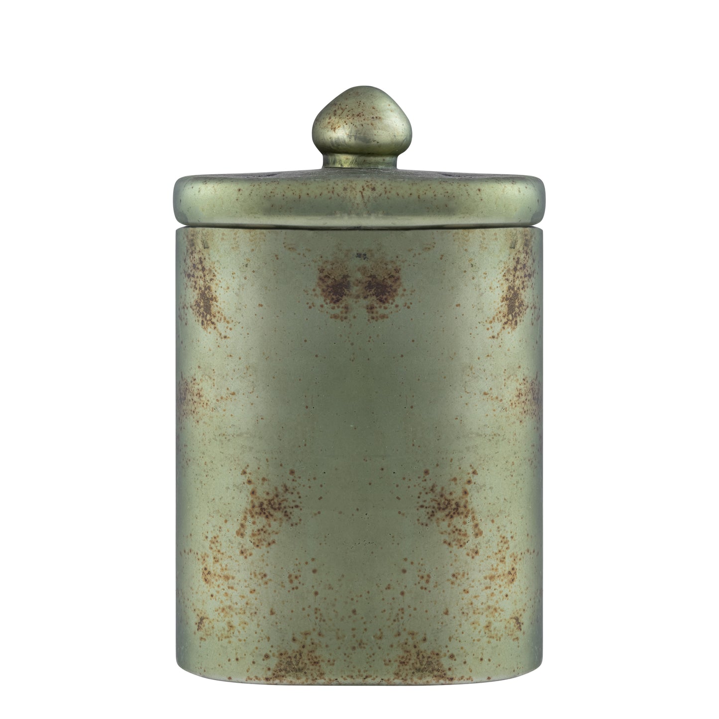 Bader Groen Antiek Glazen Opbergdoos Set van 6 Stuks - 6 Sets 20x8x13 cm