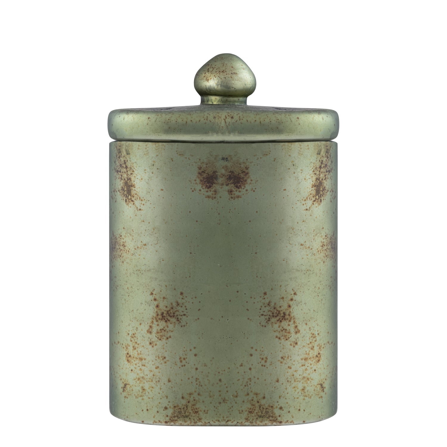 Bader Groen Antiek Glazen Opbergdoos Set van 6 Stuks - 6 Sets 20x8x13 cm