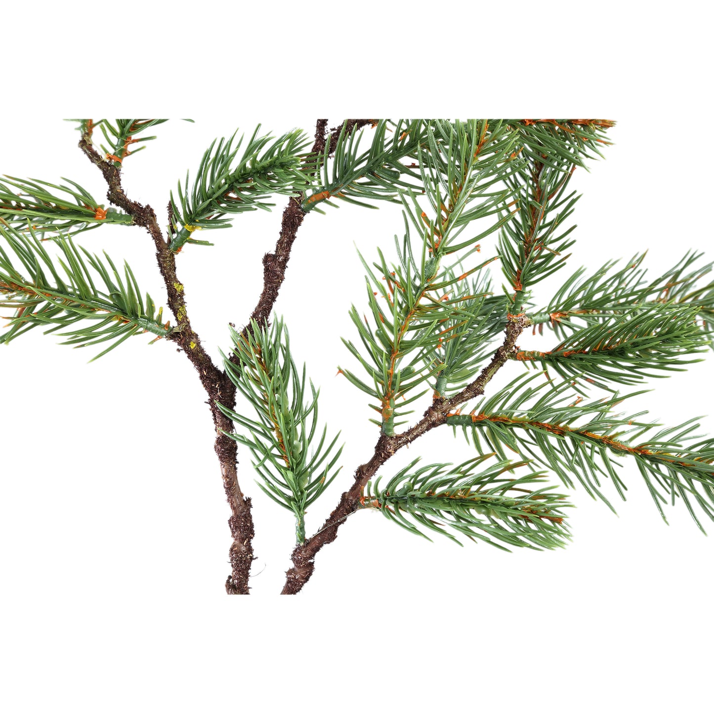 Twig Plant Groen Pijnboom Spray Met Mos - Set van 12 71x40x36 cm