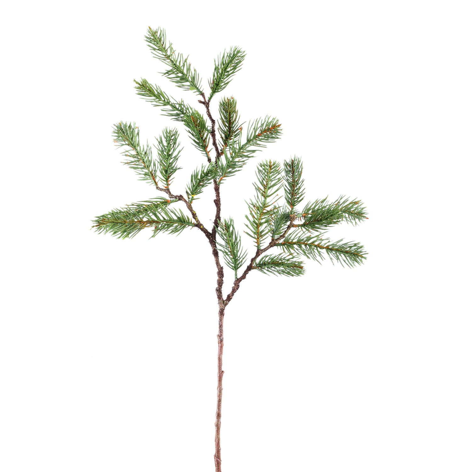 Twig Plant Groen Pijnboom Spray Met Mos - Set van 12 71x40x36 cm
