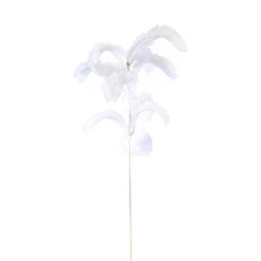 Leaves Plant Witte Magnolia Bladtak Behaard - Set van 6 84x36x26 cm