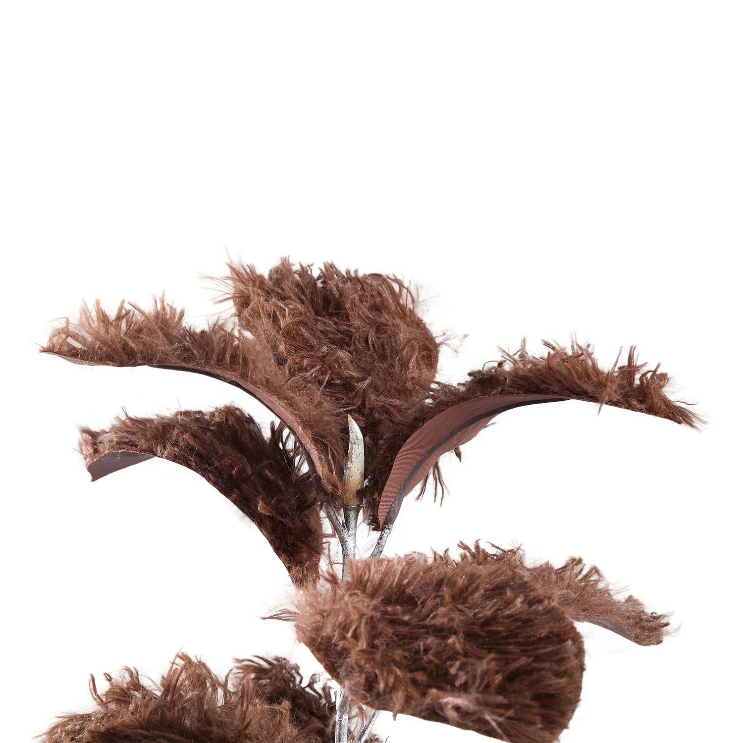 Leaves Plant Bruine Stof Magnolia Blad - Set van 6 84x36x26 cm