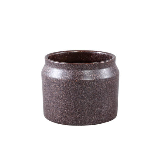 Jillanne Paarse Keramische Ronde Pot Rand Set van 12 Stuks XS - 12 Sets 9x11.5x11.5 cm