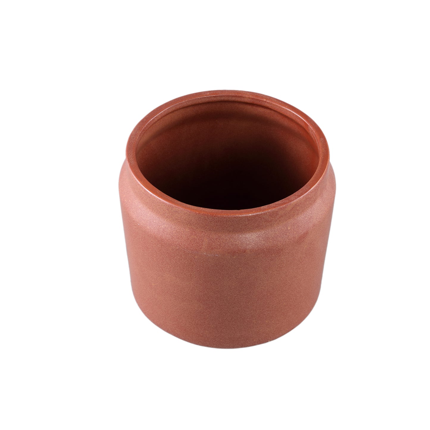 Jillanne Rode Keramische Pot Rand Set van 6 Stuks - 6 Sets 16x18.5x18.5 cm