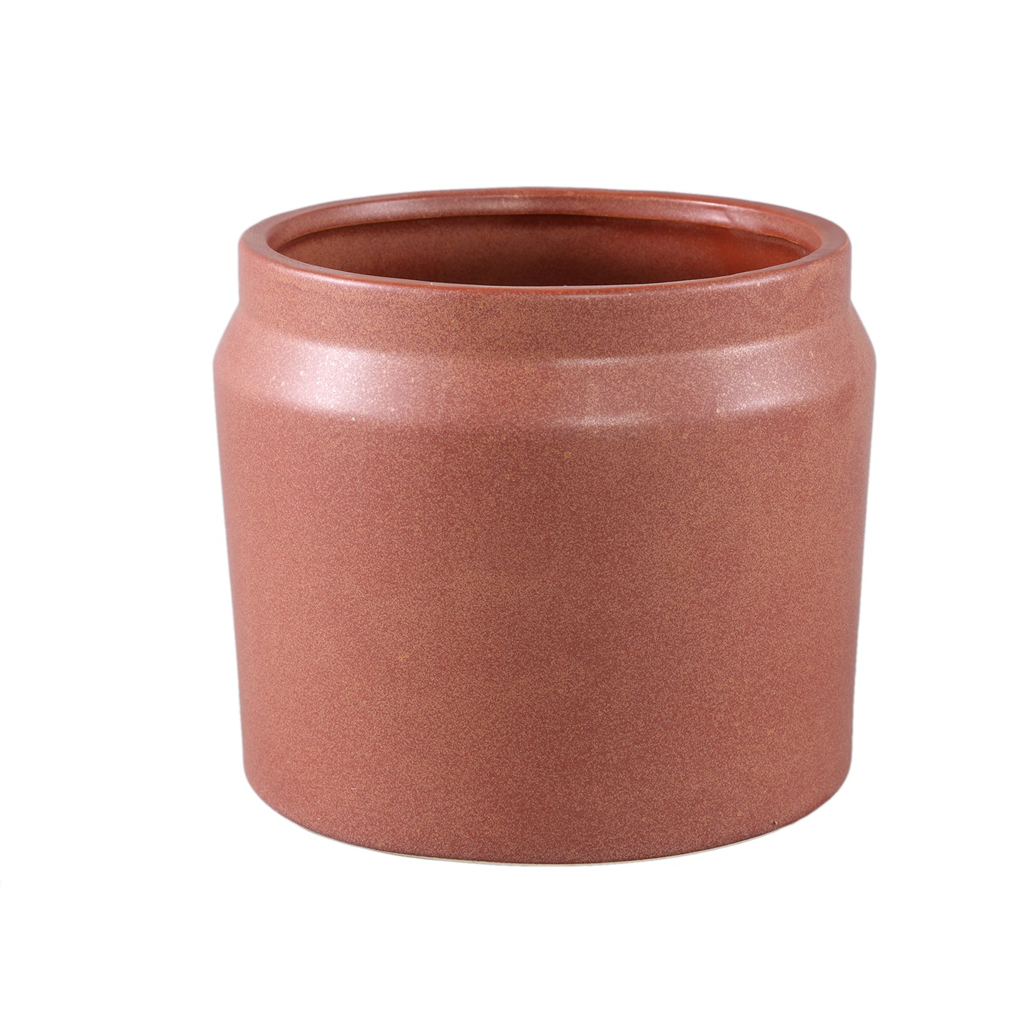 Jillanne Rode Keramische Pot Rand Set van 6 Stuks - 6 Sets 16x18.5x18.5 cm