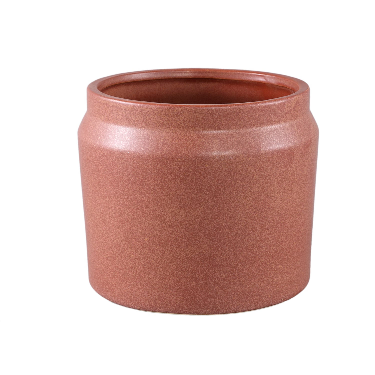 Jillanne Rode Keramische Pot Rand Set van 6 Stuks - 6 Sets 16x18.5x18.5 cm