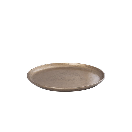 Afta Gold Casted Alu Simple Plate Round M