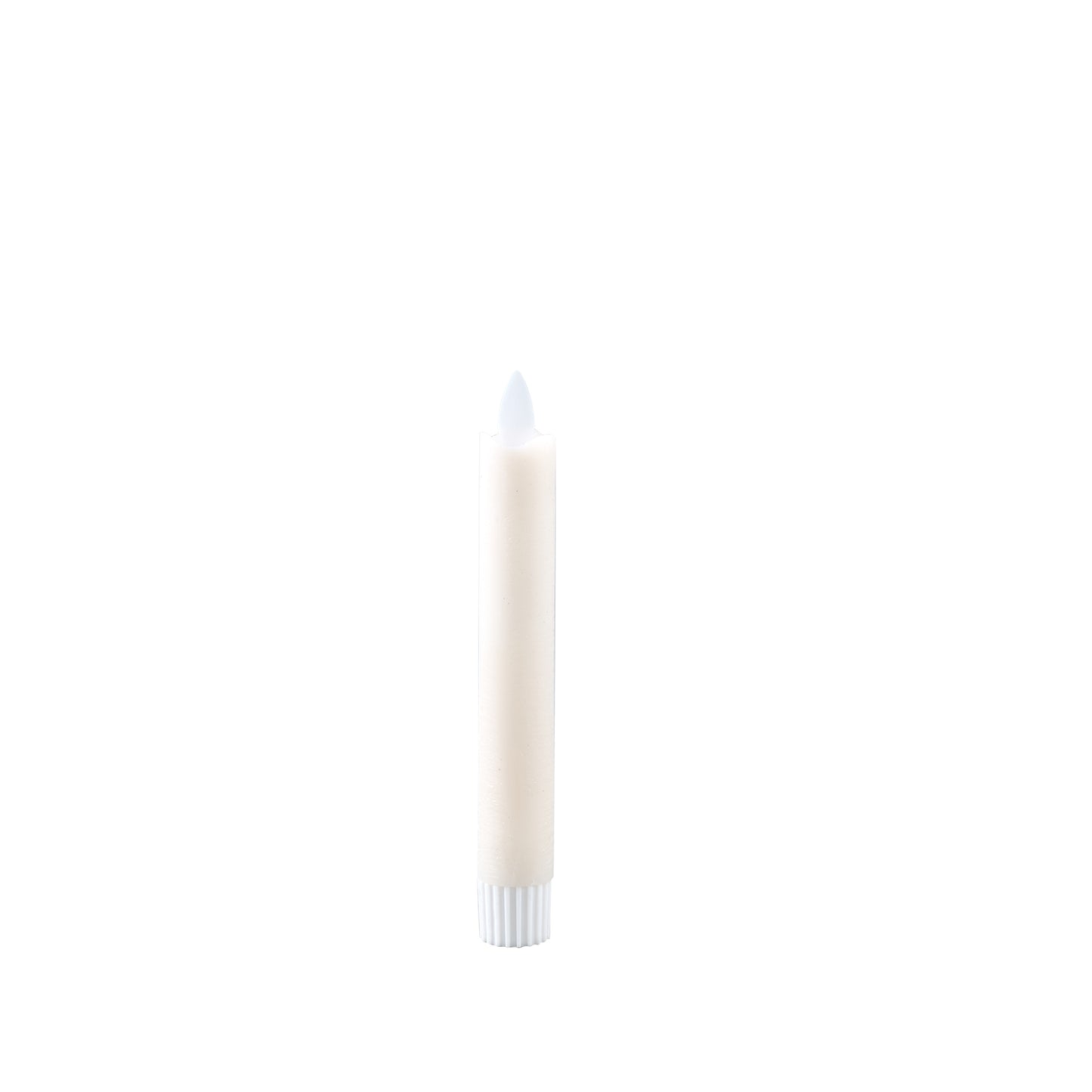 LED Dinerkaars Rustiek Wit Moveflame Set van 2 Stuks Short - 6 Sets 15x2x2 cm