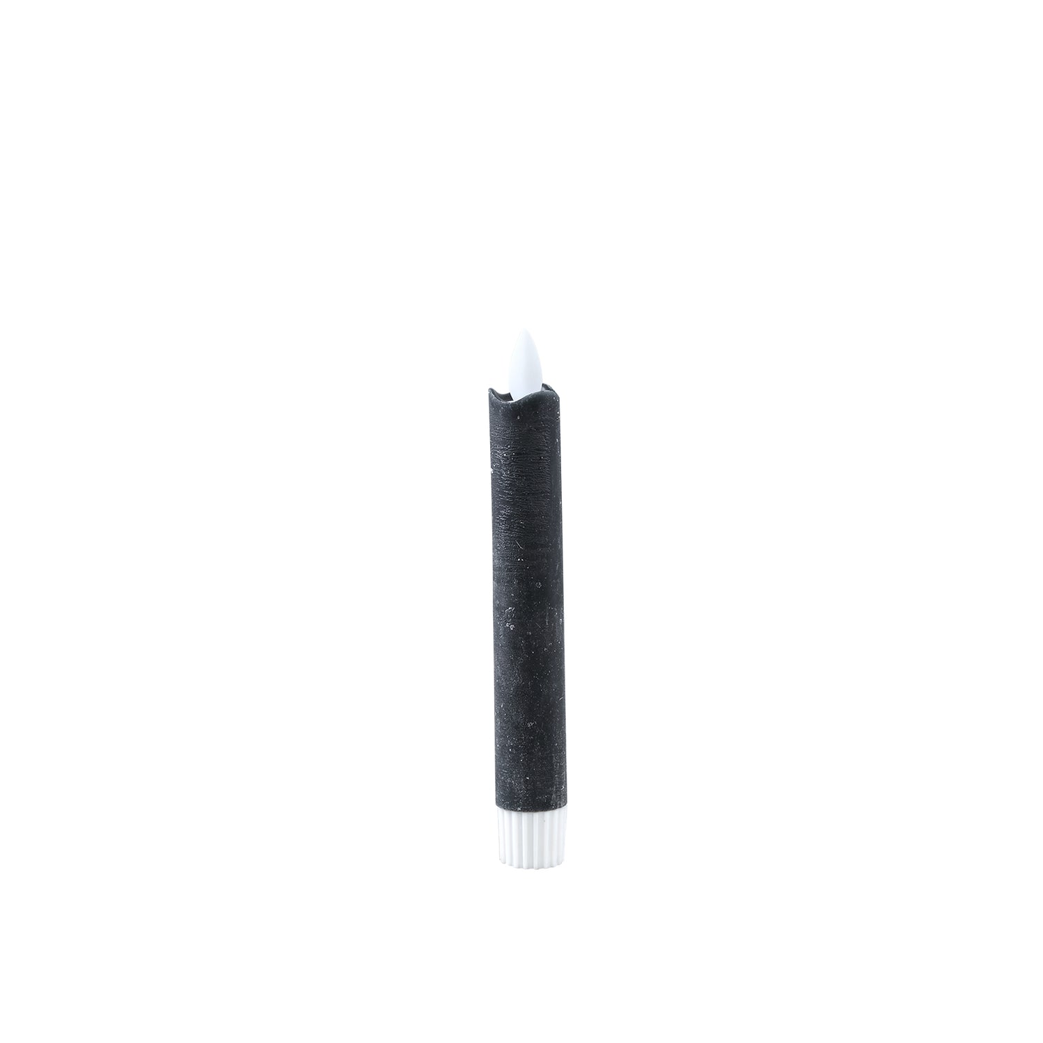 LED Dinerkaars Rustiek Zwart Moveflame Set van 6 Stuks - 6 Sets 15x2x2 cm
