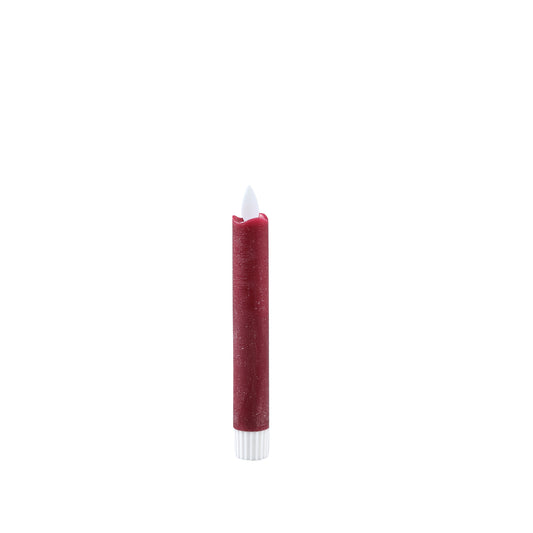LED Dinerkaars Rustiek Bordeaux Set van 2 Stuks - 6 Sets 15x2x2 cm