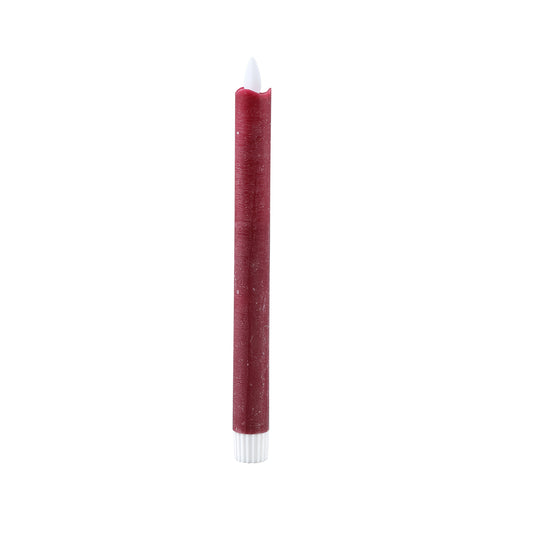 LED Dinerkaars Rustiek Bordeaux Moveflame Set van 2 - 6 Sets 22x2x2 cm