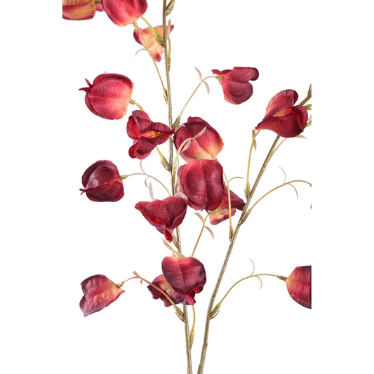 Twig Plant Rood En Oranje Lantaarn Spray - Set van 12 96x47x20 cm