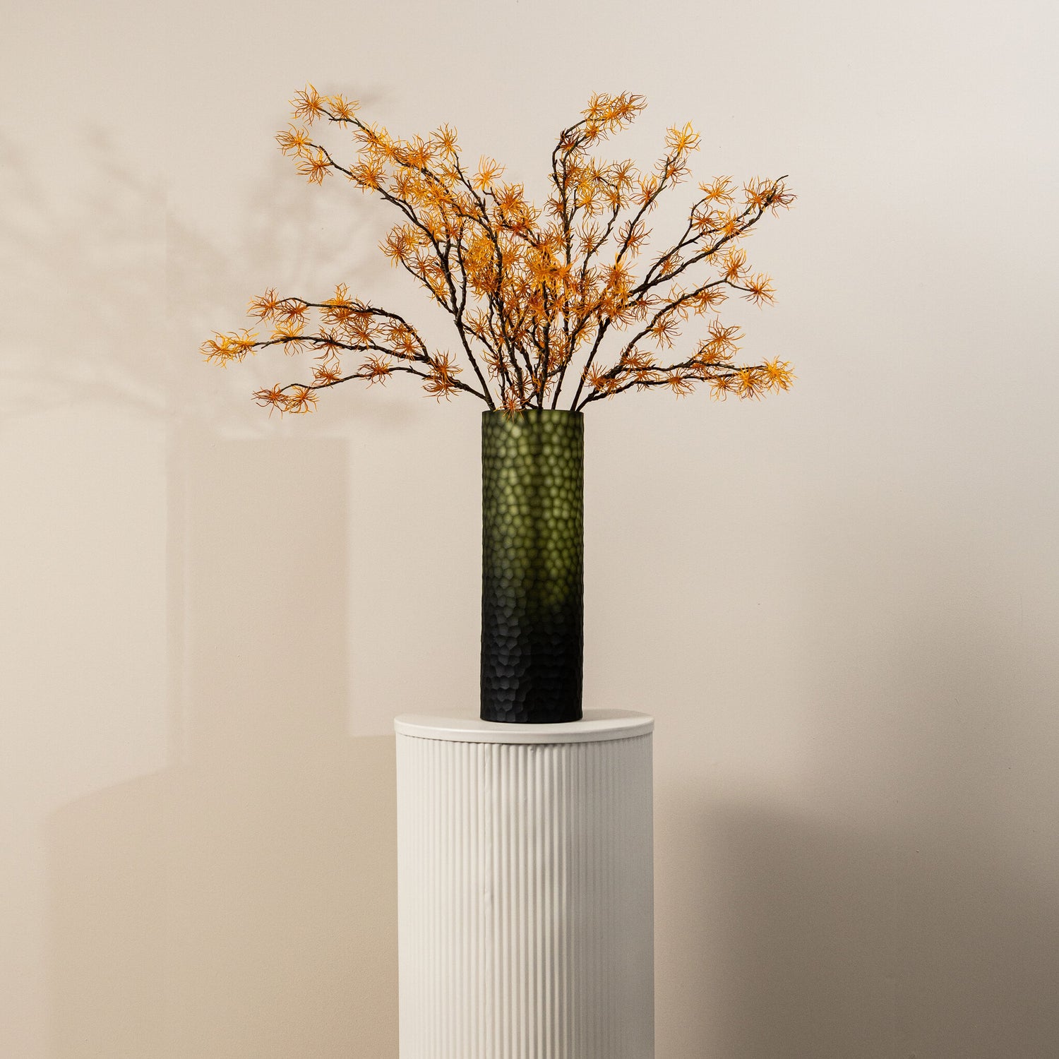 Twig Plant Gele Hamamelis Spray Set van 6 Stuks 110x60x55 cm
