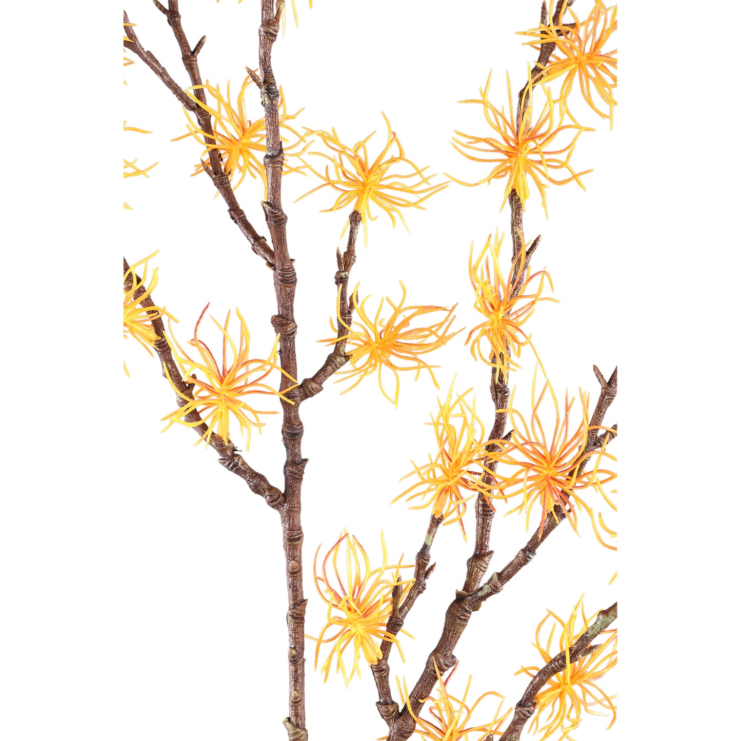 Twig Plant Gele Hamamelis Spray Set van 6 Stuks - 6 Sets 110x60x55 cm