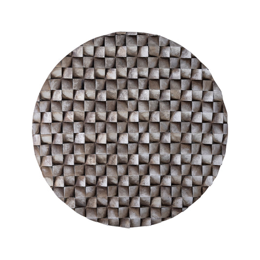 Zoaya Bronzen MDF Wandpaneel 3D Kubussen Rond S 90x90x3.5 cm