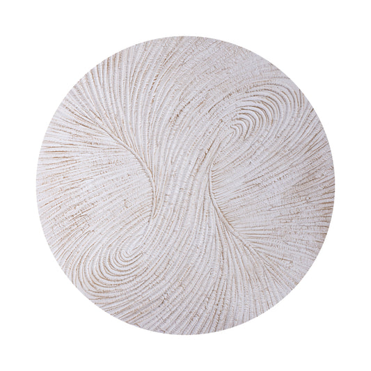 Wiktor Wit MDF Rond Wandpaneel Swirl Carved M 120x120x2.5 cm