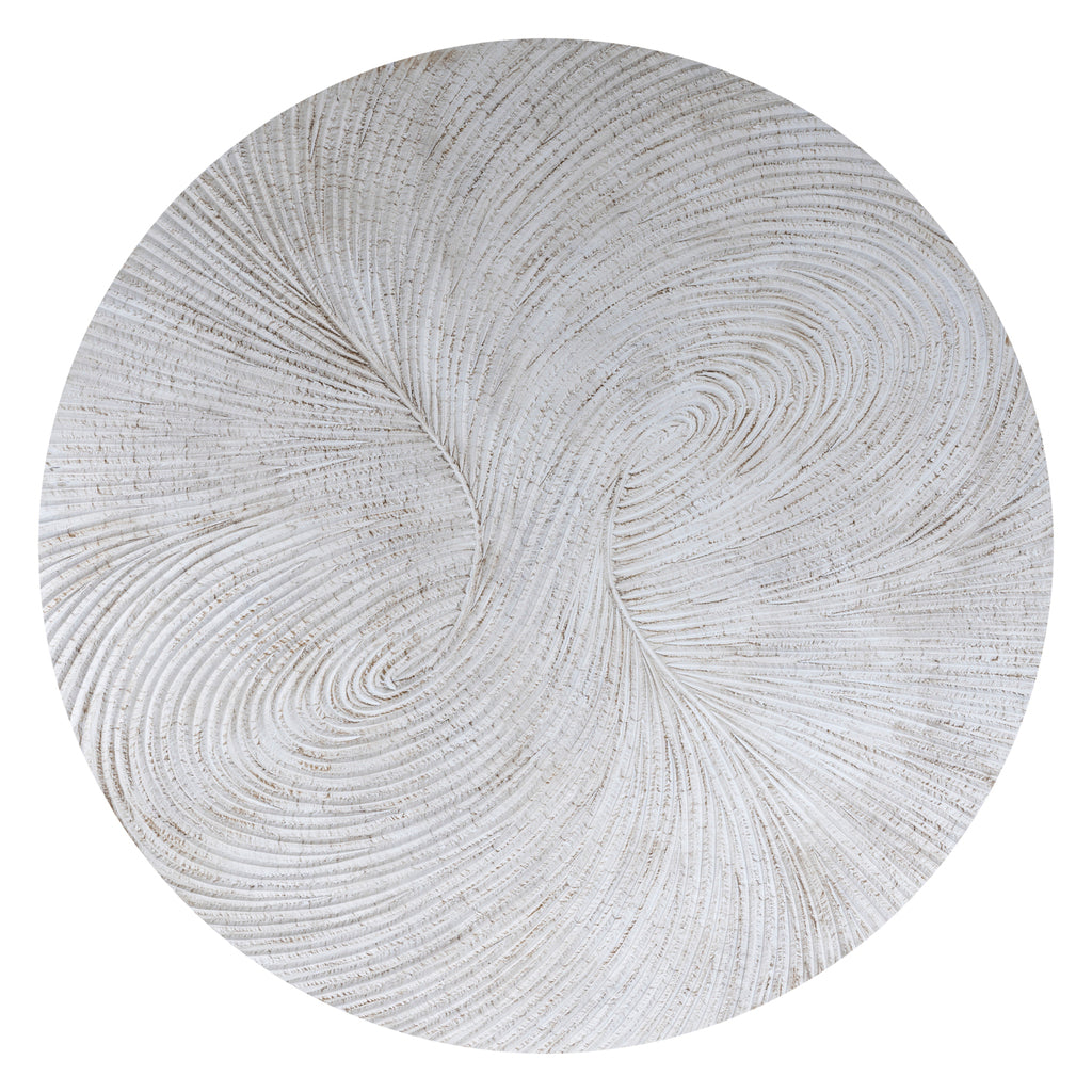 Wiktor Wit MDF Rond Wandpaneel Swirl Gesneden L 180x180x3.5 cm