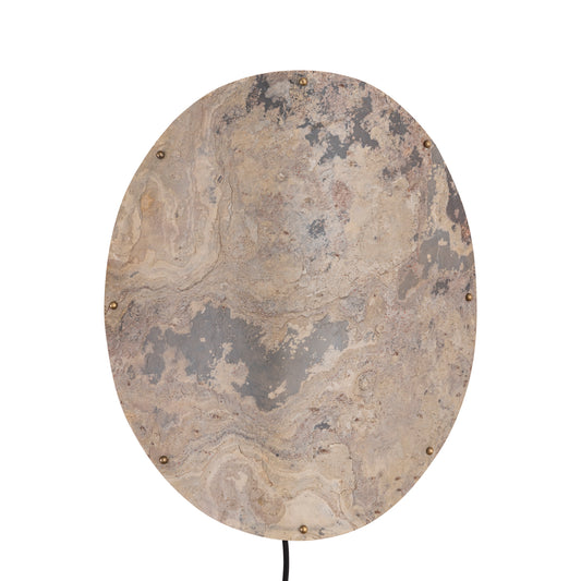 Hen Natuurstenen Fineer Wandlamp Groot 61x51x23 cm