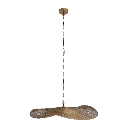 Shauney Gouden Ijzeren Golvende Hanglamp Rond S 20x70x53 cm