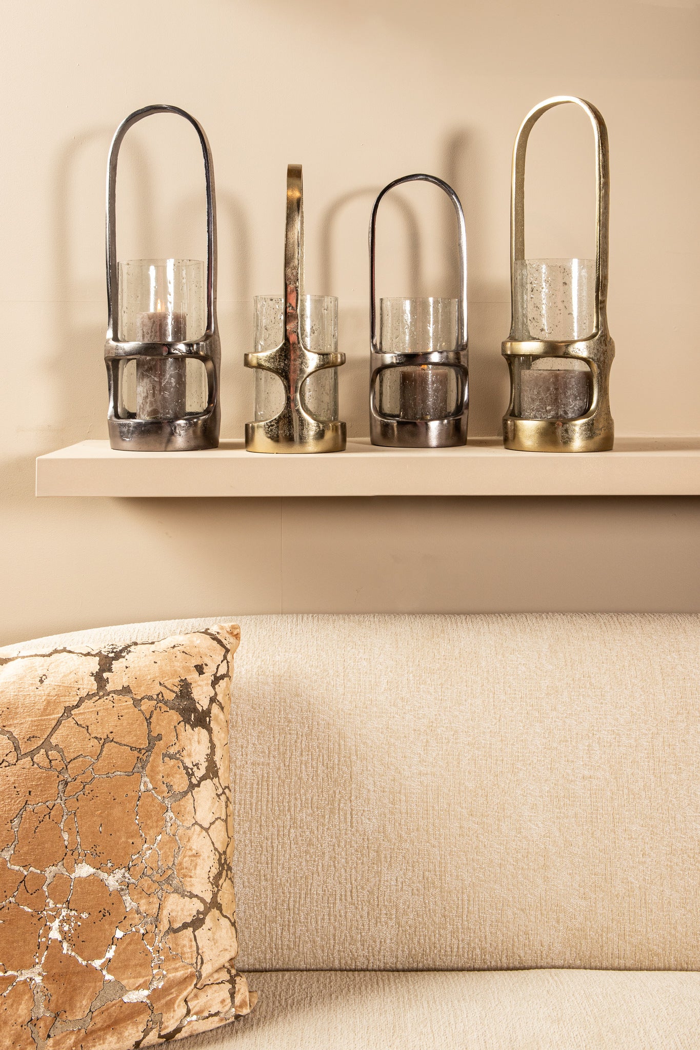 Rahana Gold Casted Alu Lantern High S