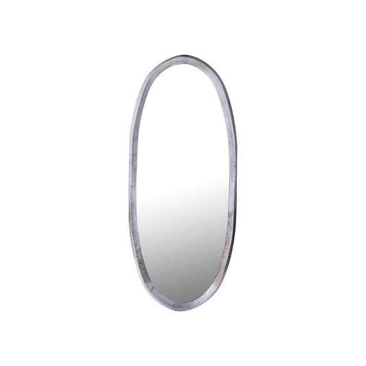 Limera Nickel Aluminium Ovale Spiegel Met Onregelmatige Rand S 120x50x3.5 cm