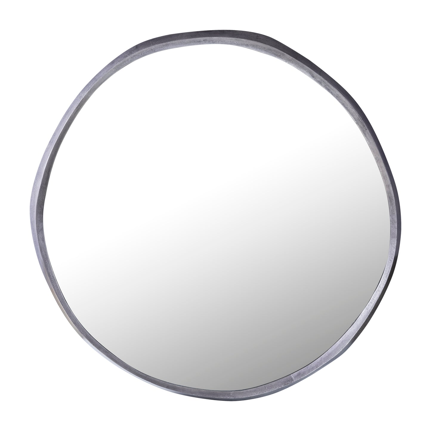 Limera Nickel Aluminium Ronde Spiegel Met Onregelmatige Rand L 115x115x2 cm
