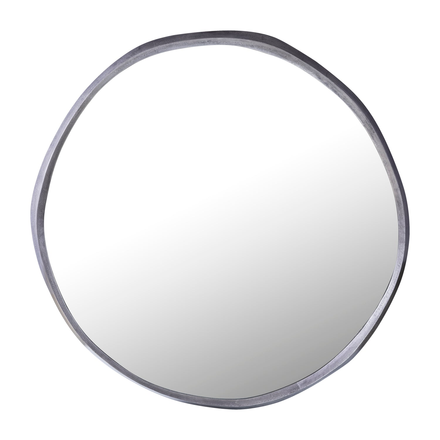 Limera Nickel Aluminium Ronde Spiegel Met Onregelmatige Rand L 115x115x2 cm