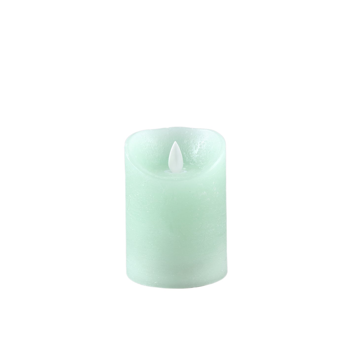 LED-Kaars Rustiek Saliebladeren met Bewegende Vlam S - Set van 12 Stuks - 12 Sets 10x7.5x7.5 cm