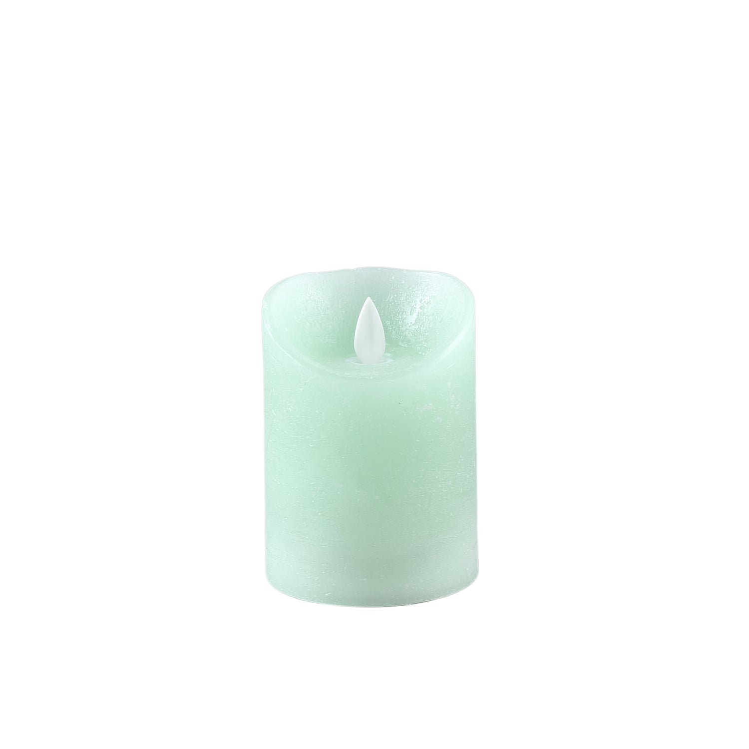 LED-Kaars Rustiek Saliebladeren met Bewegende Vlam S - Set van 12 Stuks - 12 Sets 10x7.5x7.5 cm