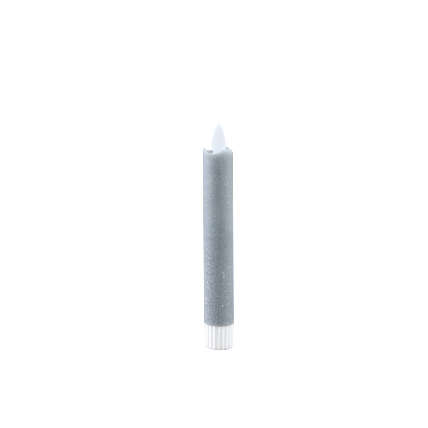 LED Diner Kaars Saliebladig Moveflame Set van 6 Stuks Kort - 6 Sets 15x2x2 cm