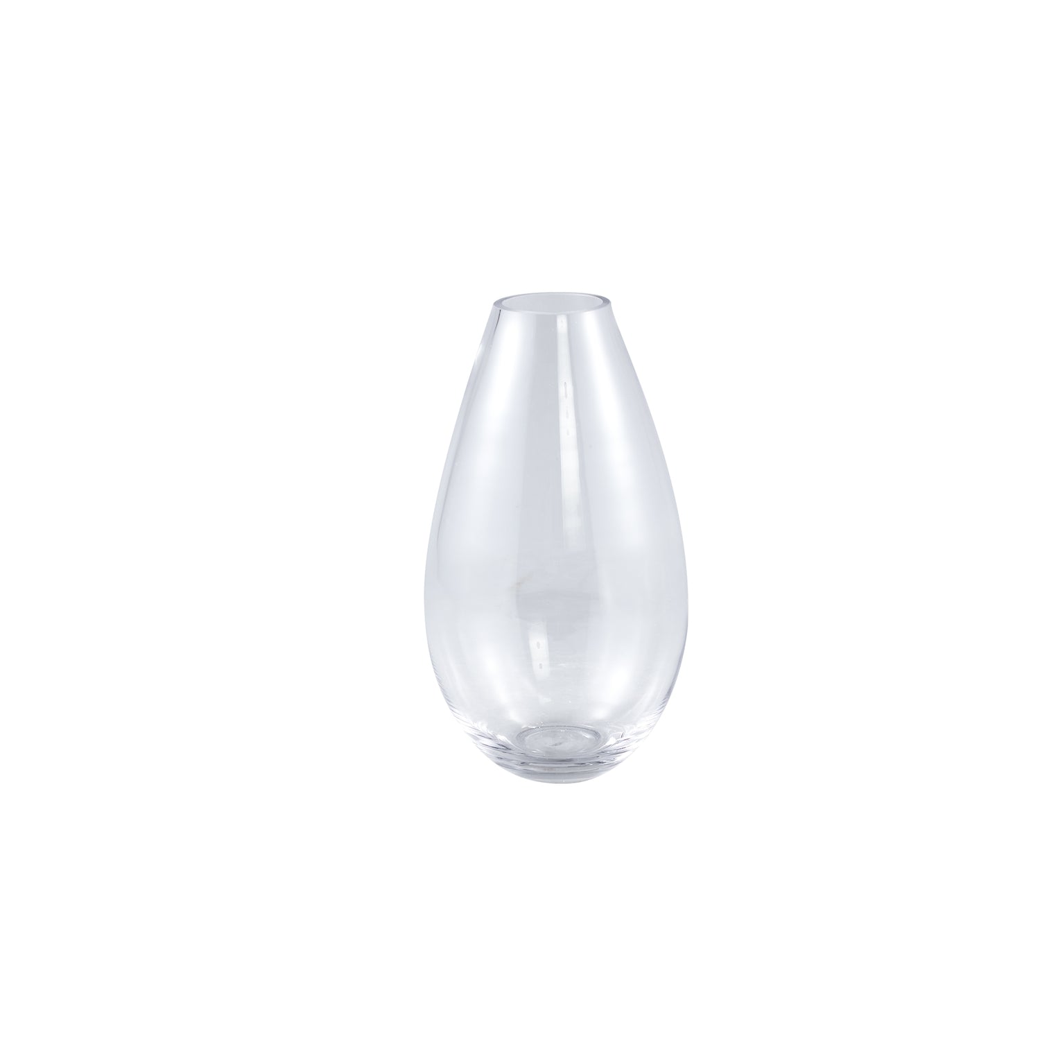 Alcide Helder Rond Glazen Vaas Set van 12 Stuks - 12 Sets 28x15.5x15.5 cm