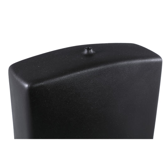 Janettee Zwarte Rechthoekige Keramische Fles S 50x40x15 cm