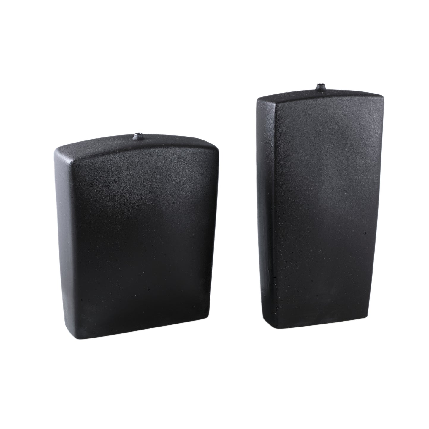 Janettee Zwarte Rechthoekige Keramische Fles L 60x30x12.5 cm