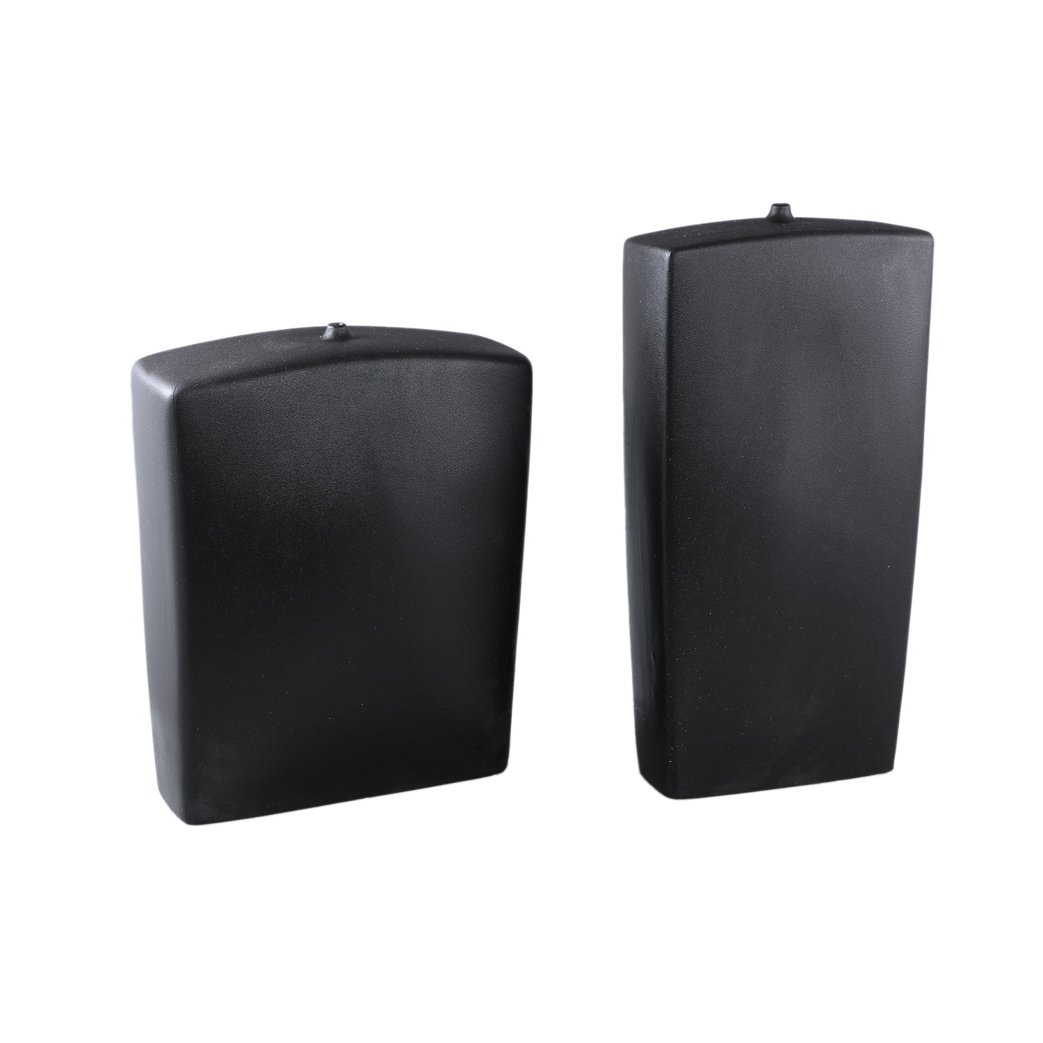Janettee Zwarte Rechthoekige Keramische Fles L 60x30x12.5 cm