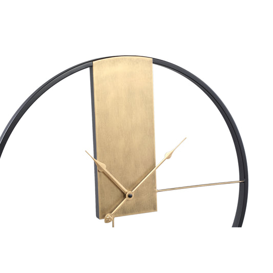 Lolae Gouden Ijzeren Wandklok Set van 2 - 2 Sets 52x52x3.5 cm