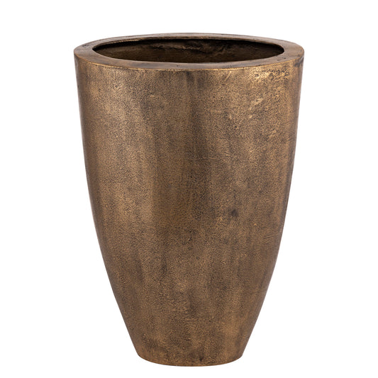 Qasem Metalen Pot Ovaal Hoog 61x42x27 cm