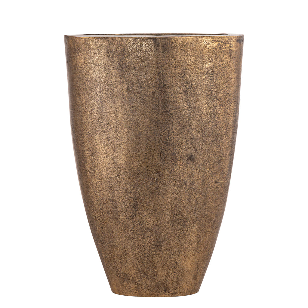 Qasem Metalen Pot Ovaal Hoog 61x42x27 cm