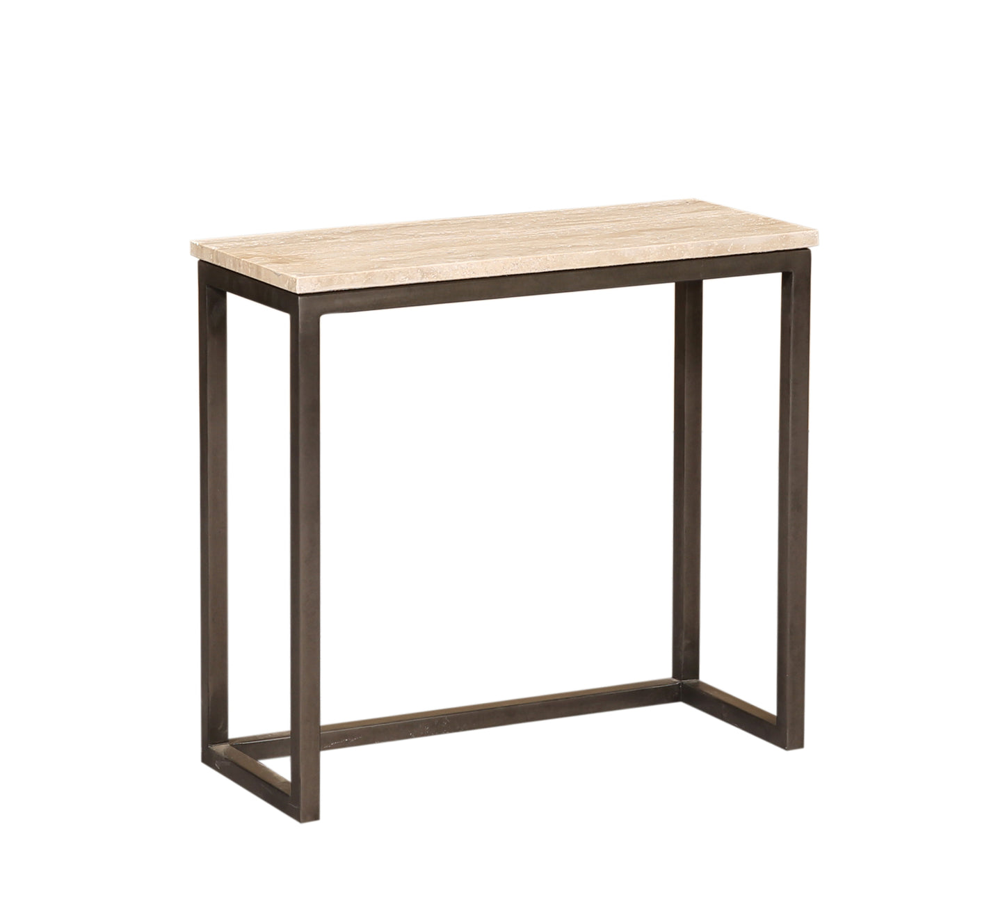 Zoah Black Travertine Rectangle Sidetable SV3