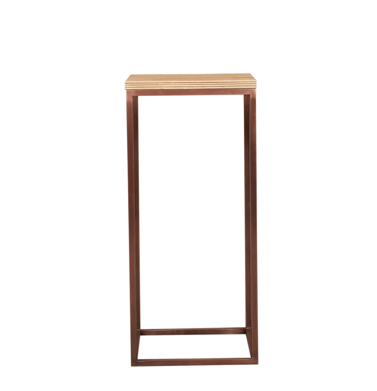 Zoah Copper Mango Wood Square Sidetable SV3