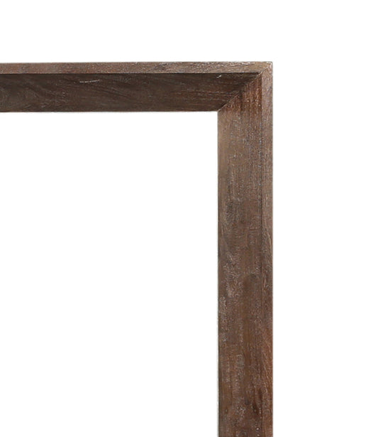 Kyro Brown Acacia Wood Rectangle Mirror Large