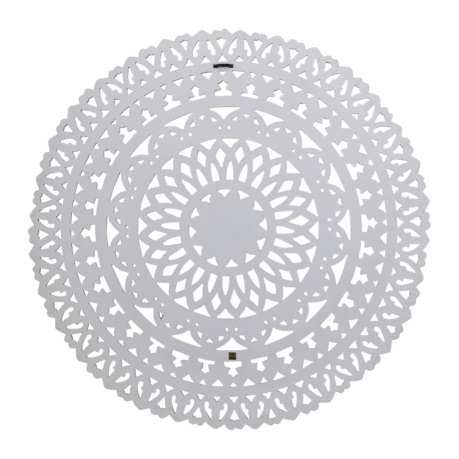 Farris Crème Rond Mdf Wandpaneel Gesneden L 120x120x1.5 cm