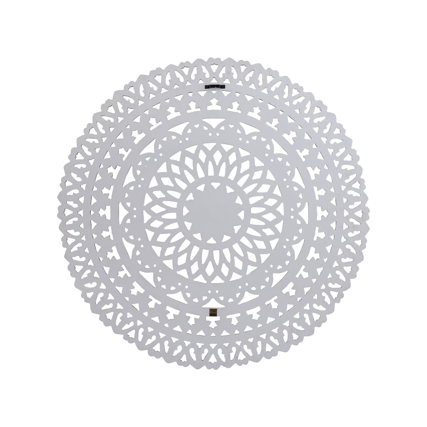 Farris Crème Rond Mdf Wandpaneel Gesneden S 90x90x1.5 cm