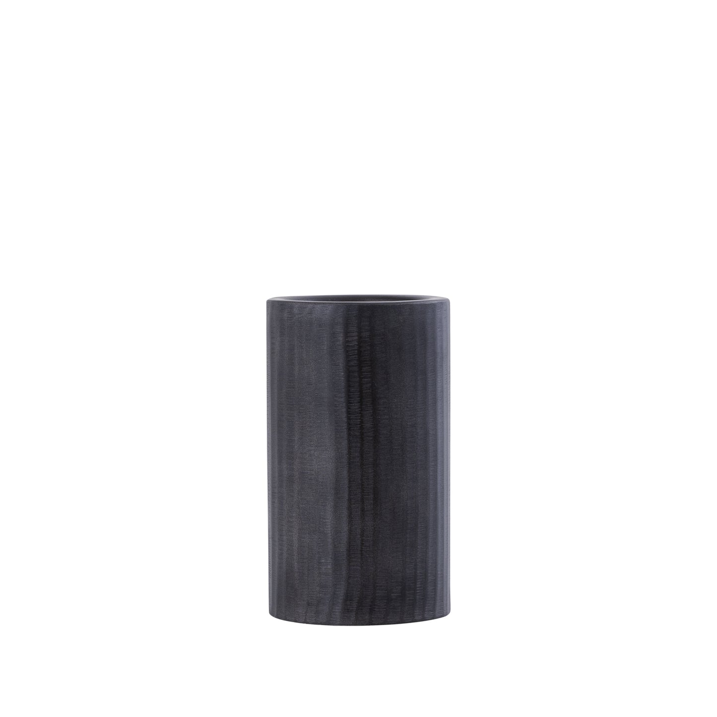 Jowad Grafiet Aluminium Kandelaar Ribbel S Set van 4 - 4 Sets 21.5x13x13 cm
