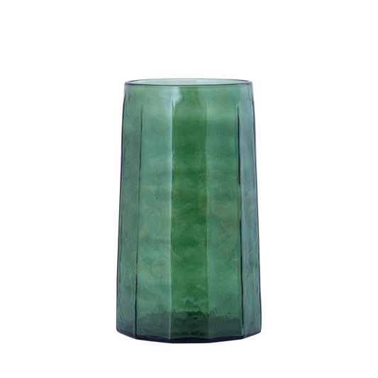 Pernella Green Ribbed Glass Stormlight L