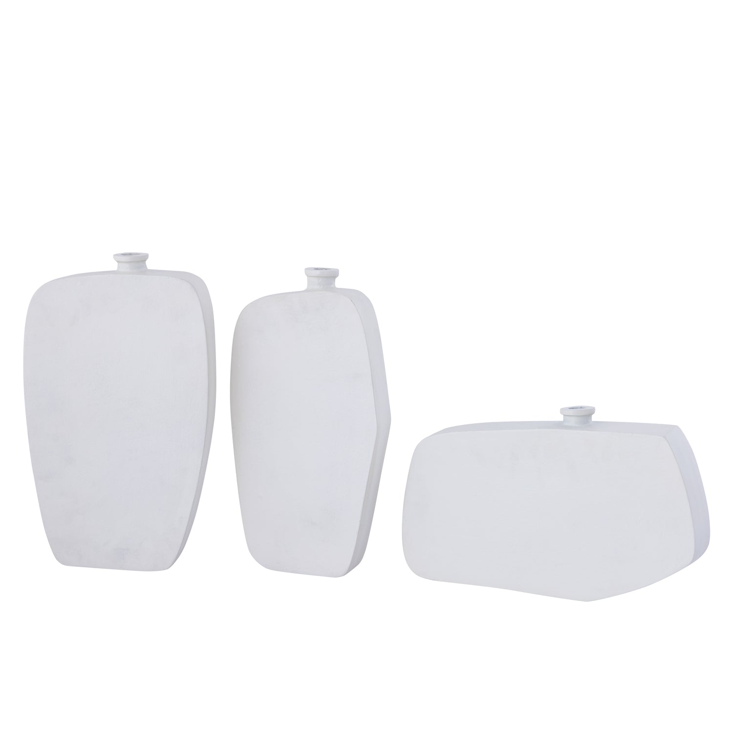 Ramsha Crème Rechthoekige Gegoten Aluminium Pot Hoog S 40x20x6 cm