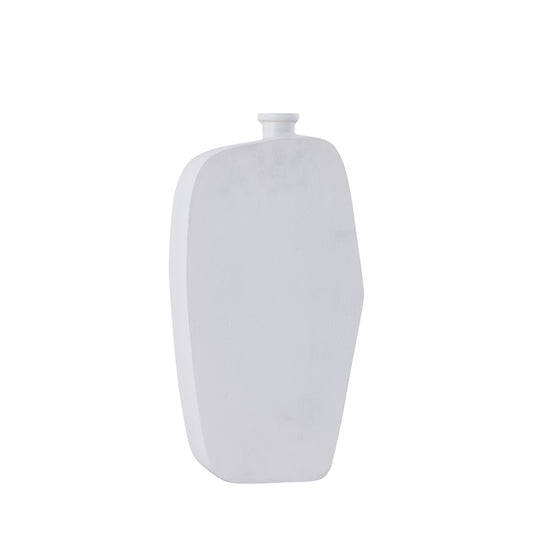 Ramsha Crème Rechthoekige Gegoten Aluminium Pot Hoog S 40x20x6 cm