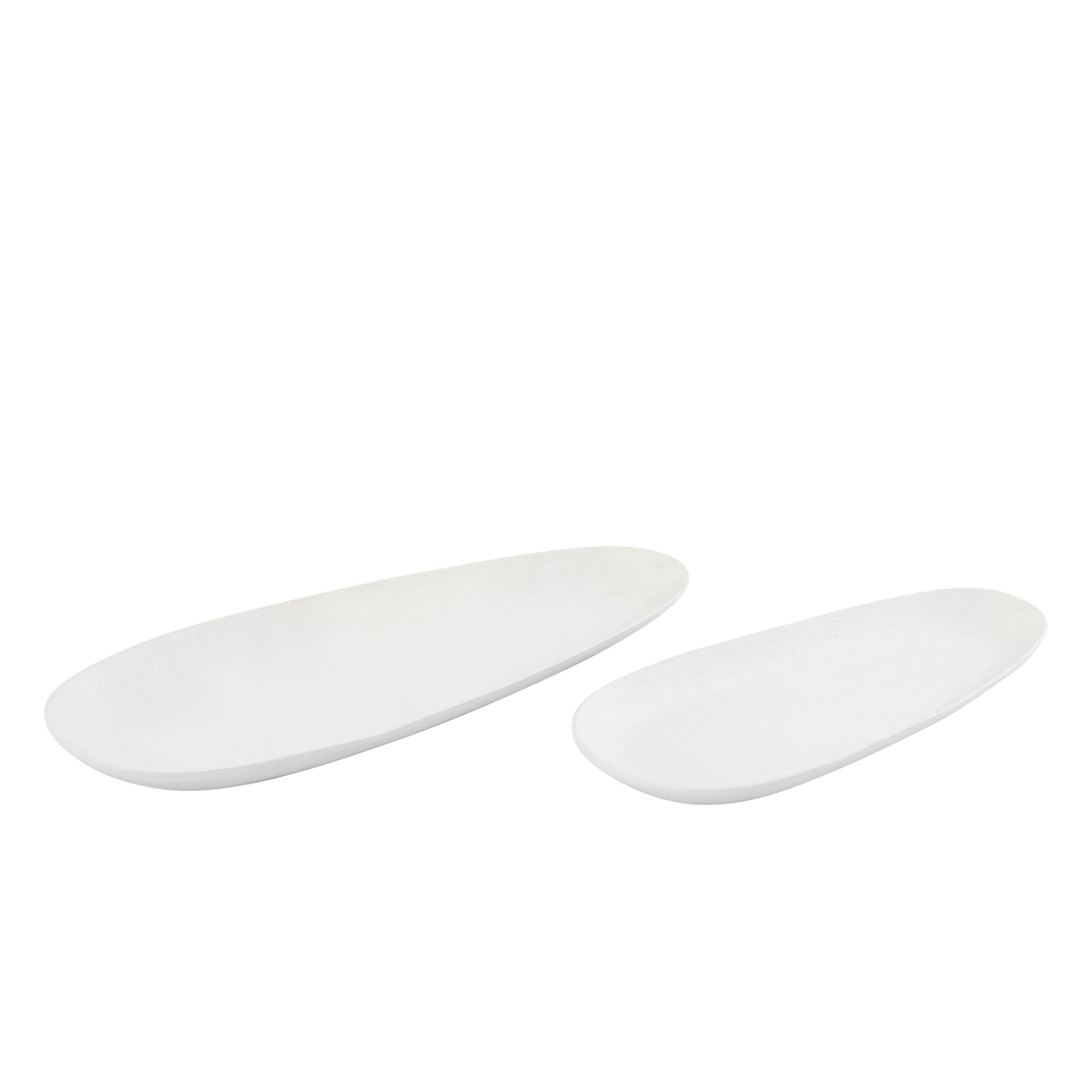 Elzye Cream Casted Alu Oval Plate Large