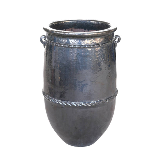 Tony Green Big Ceramic Jar Pot Round High