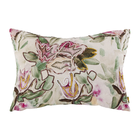 Ayumi Roze Rechthoekig Katoenen Kussen Set van 4 Abstract - 4 Sets 40x60x3 cm