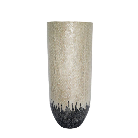 Vojtech Witte Ronde Poly Shell Bamboe Pot Ombre XL 120x50x50 cm